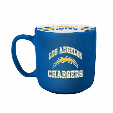 Logo Brands LA Chargers 15oz Stripe Mug 626-C15SM